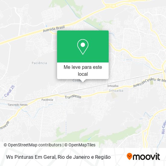 Ws Pinturas Em Geral mapa