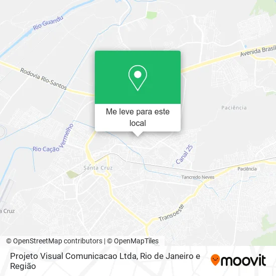 Projeto Visual Comunicacao Ltda mapa