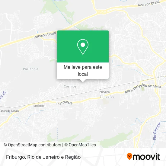 Friburgo mapa