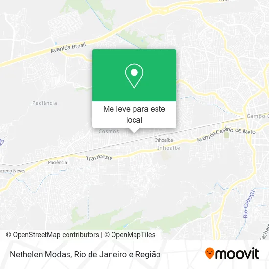 Nethelen Modas mapa