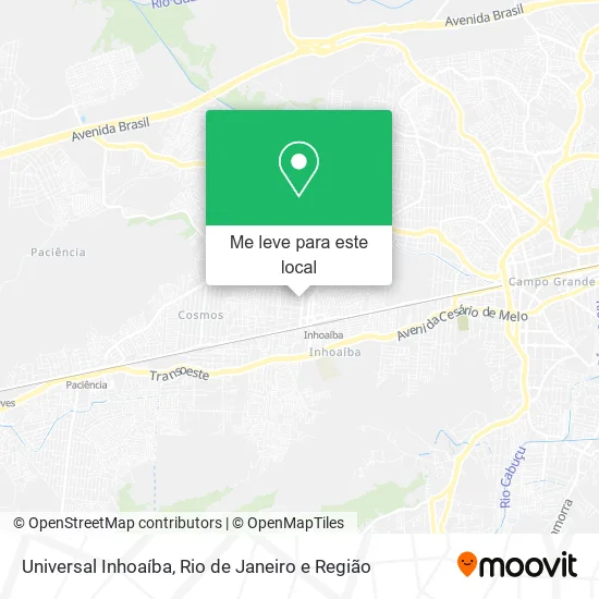 Universal Inhoaíba mapa