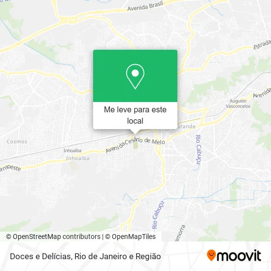 Doces e Delícias mapa
