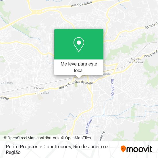 Purim Projetos e Construções mapa