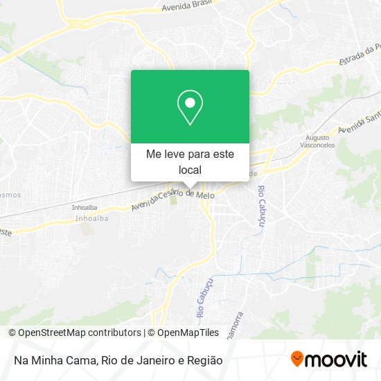 Na Minha Cama mapa