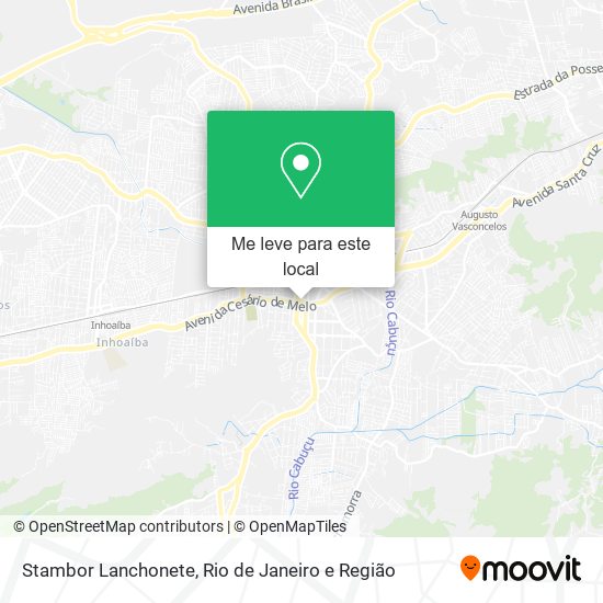 Stambor Lanchonete mapa