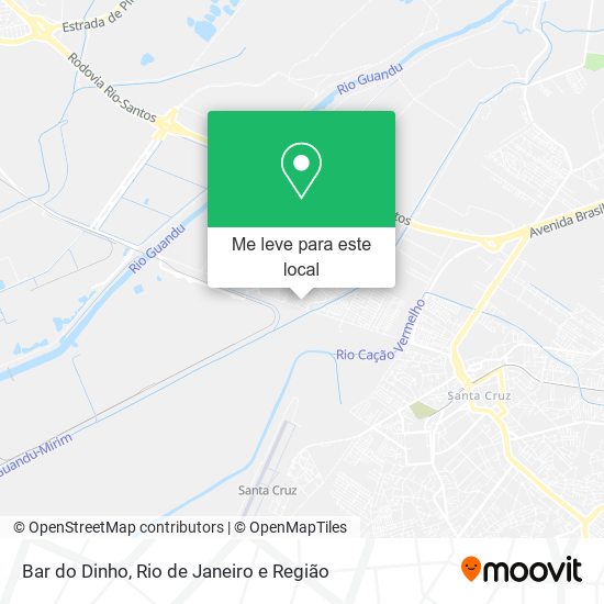 Bar do Dinho mapa