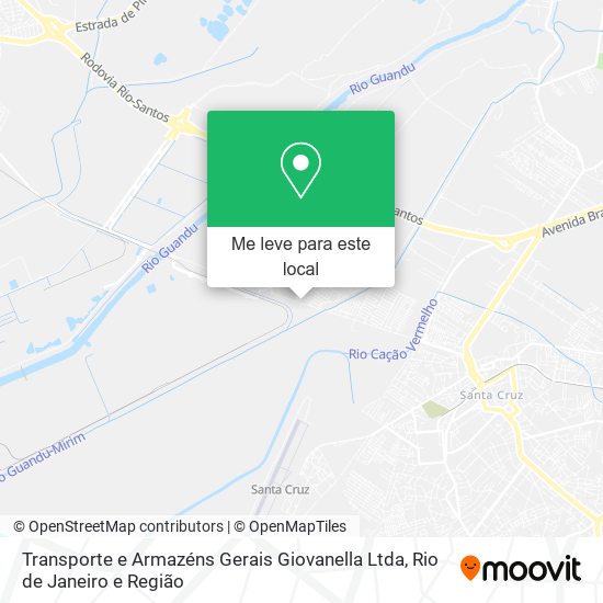 Transporte e Armazéns Gerais Giovanella Ltda mapa