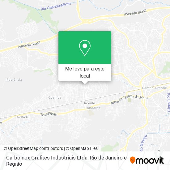 Carboinox Grafites Industriais Ltda mapa