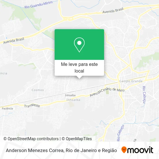 Anderson Menezes Correa mapa