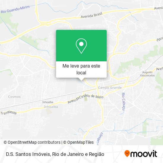 D.S. Santos Imóveis mapa