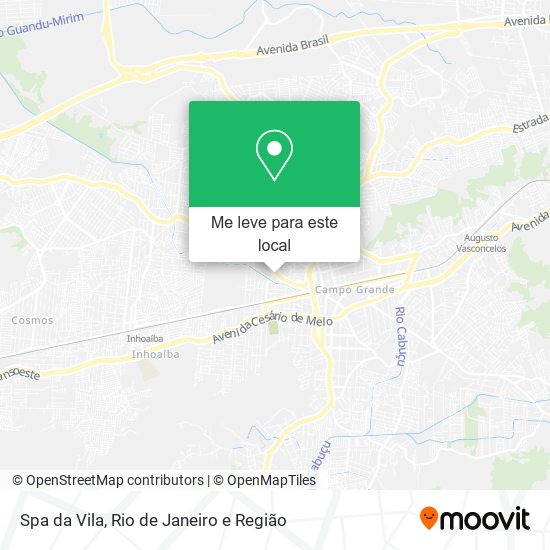 Spa da Vila mapa