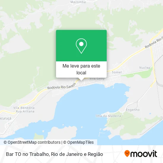 Bar TO no Trabalho mapa