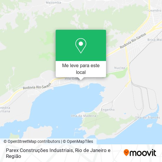 Parex Construções Industriais mapa