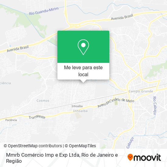 Mmrb Comércio Imp e Exp Ltda mapa