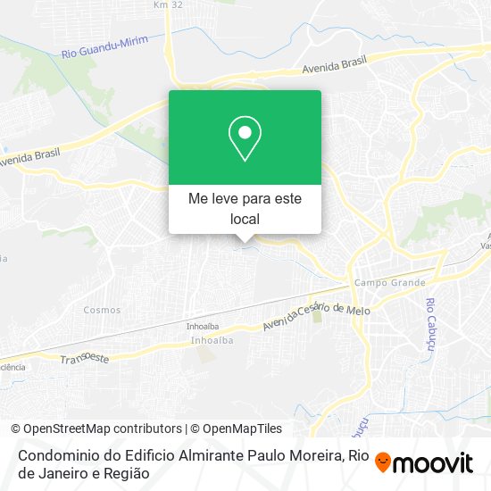 Condominio do Edificio Almirante Paulo Moreira mapa