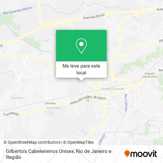 Gilberto's Cabeleireiros Unisex mapa