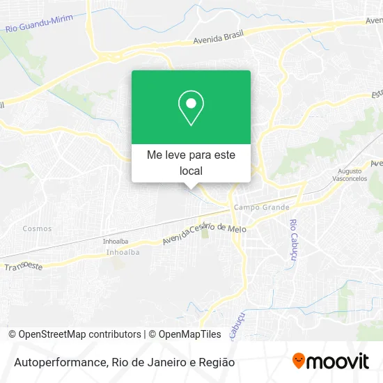 Autoperformance mapa