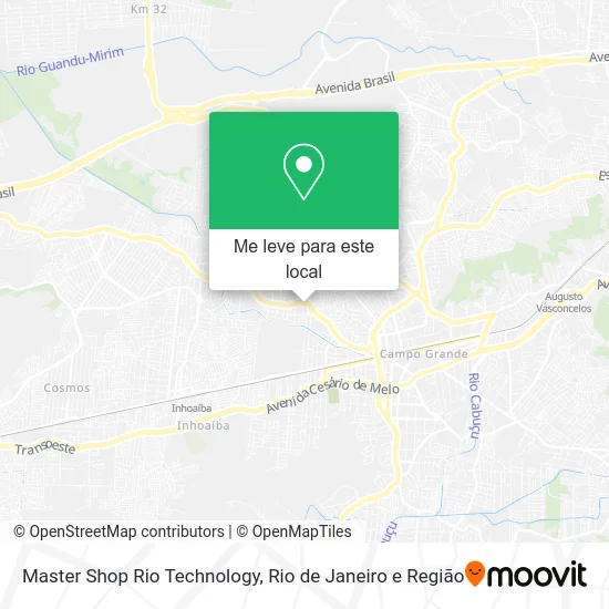 Master Shop Rio Technology mapa