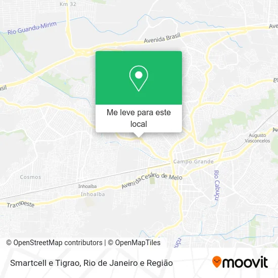 Smartcell e Tigrao mapa