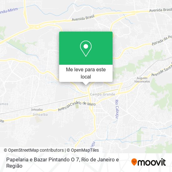 Papelaria e Bazar Pintando O 7 mapa