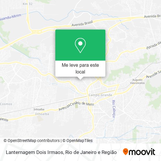 Lanternagem Dois Irmaos mapa