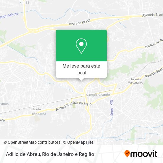 Adilio de Abreu mapa