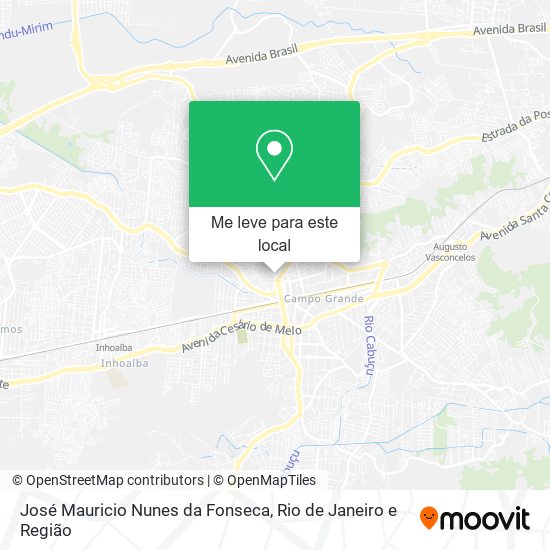 José Mauricio Nunes da Fonseca mapa