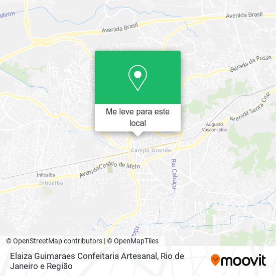 Elaiza Guimaraes Confeitaria Artesanal mapa