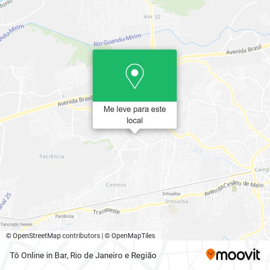 Tô Online in Bar mapa