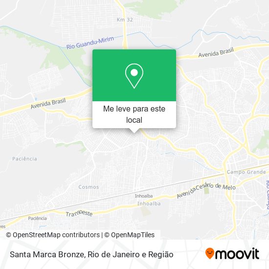 Santa Marca Bronze mapa