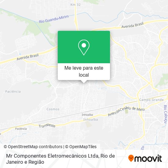 Mr Componentes Eletromecânicos Ltda mapa