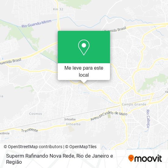 Superm Rafinando Nova Rede mapa