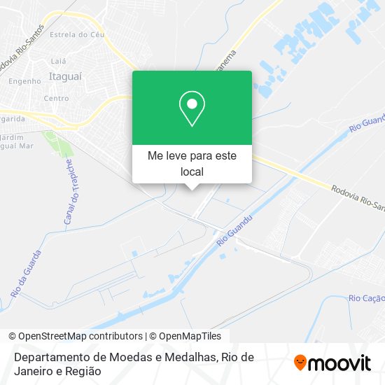 Departamento de Moedas e Medalhas mapa