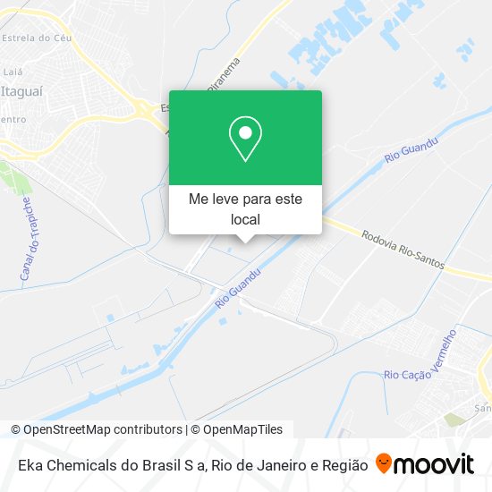 Eka Chemicals do Brasil S a mapa