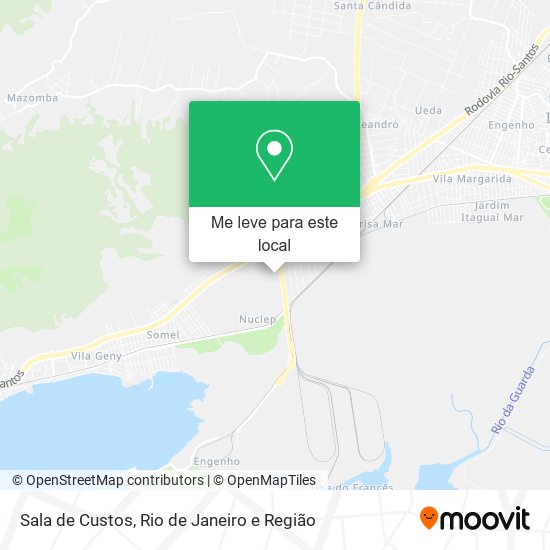 Sala de Custos mapa