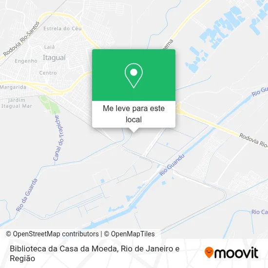 Biblioteca da Casa da Moeda mapa