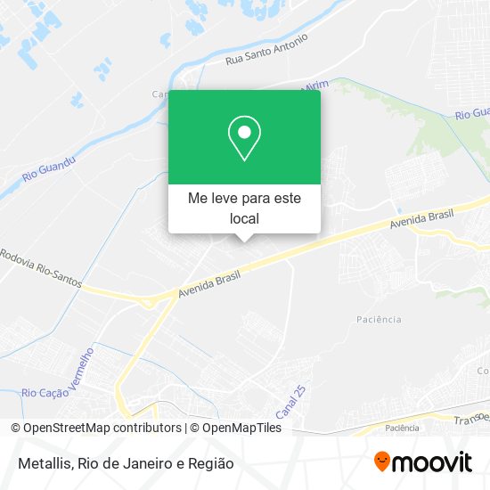Metallis mapa
