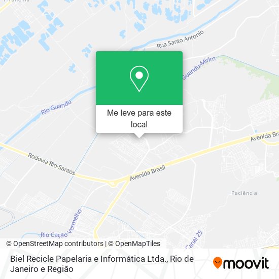 Biel Recicle Papelaria e Informática Ltda. mapa