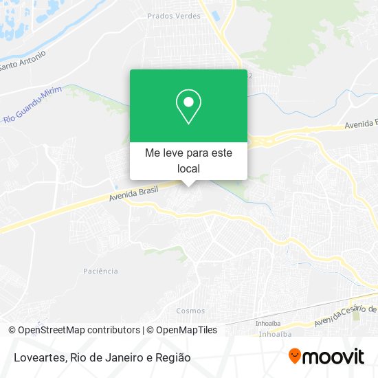 Loveartes mapa