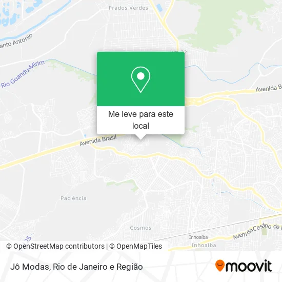 Jô Modas mapa