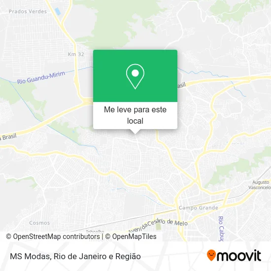 MS Modas mapa
