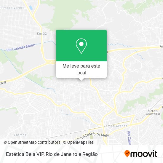 Estética Bela VIP mapa
