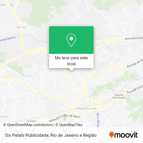 Six Petals Publicidade mapa