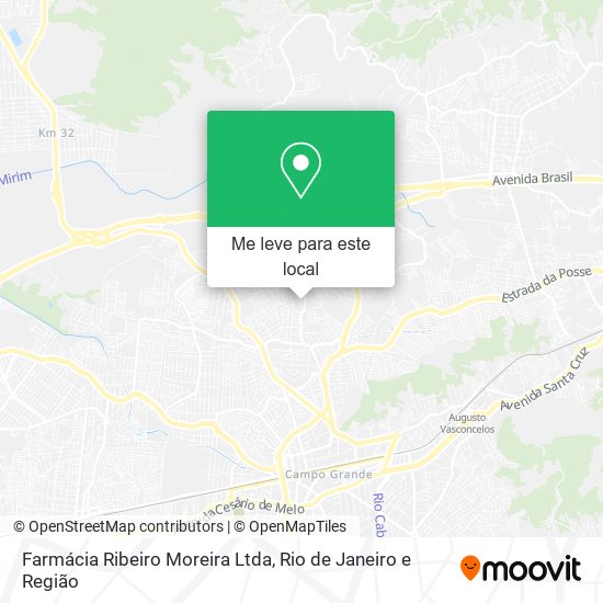 Farmácia Ribeiro Moreira Ltda mapa