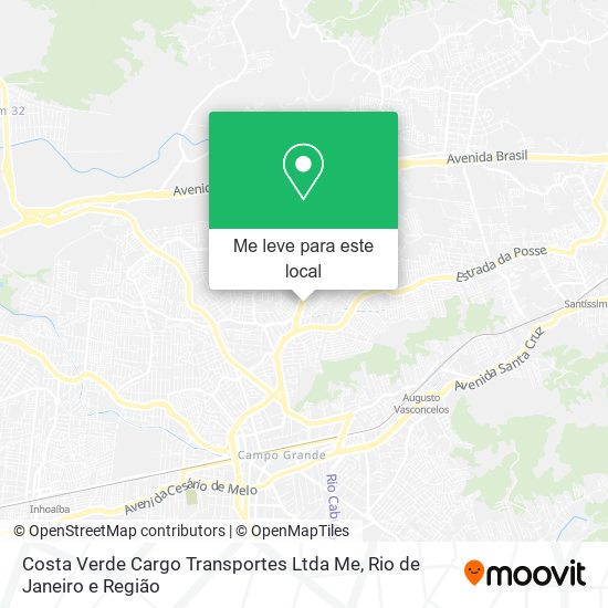 Costa Verde Cargo Transportes Ltda Me mapa