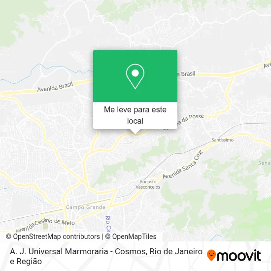 A. J. Universal Marmoraria - Cosmos mapa