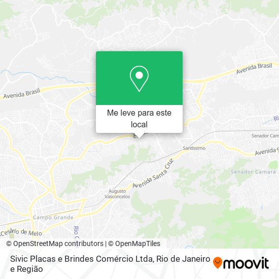 Sivic Placas e Brindes Comércio Ltda mapa