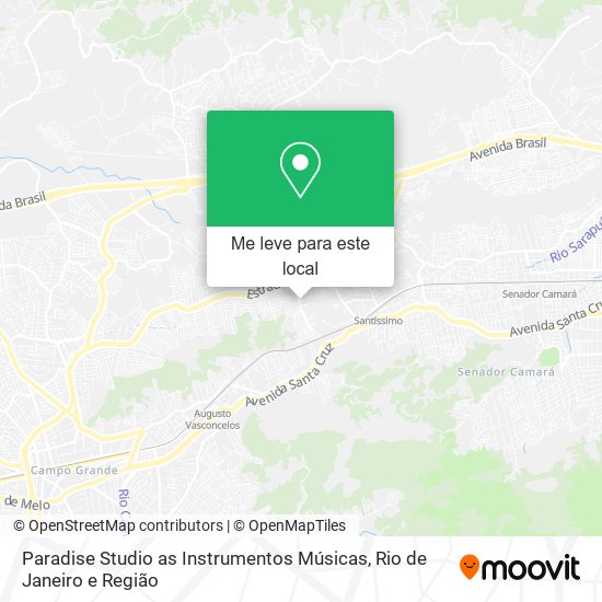 Paradise Studio as Instrumentos Músicas mapa