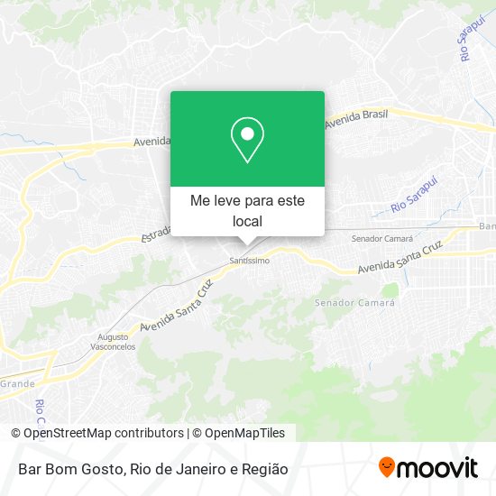 Bar Bom Gosto mapa