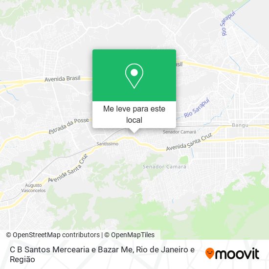 C B Santos Mercearia e Bazar Me mapa